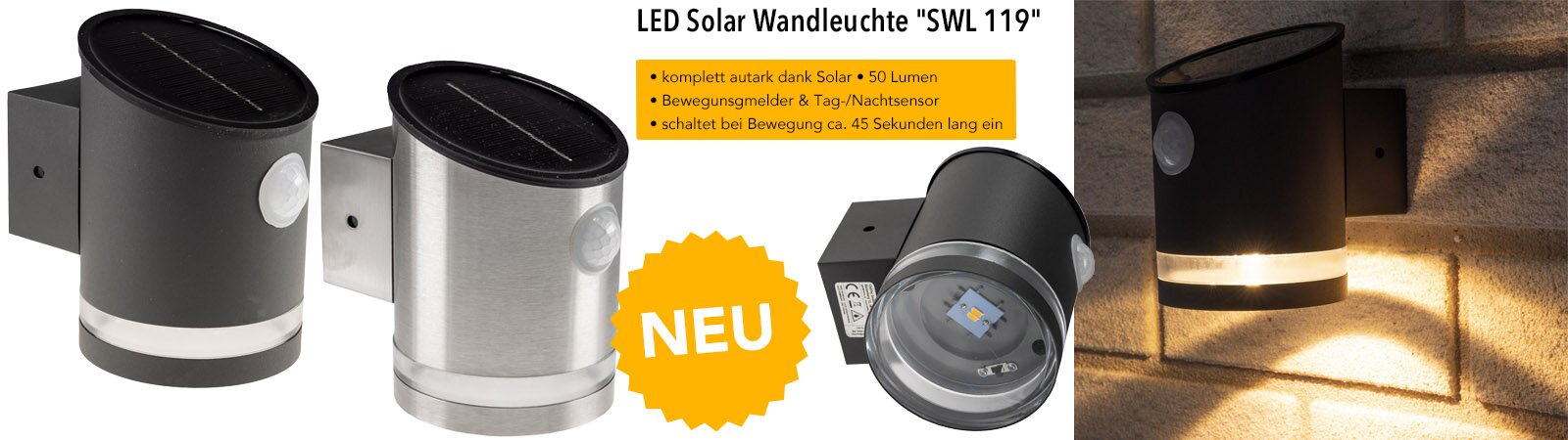 Wandleuchten