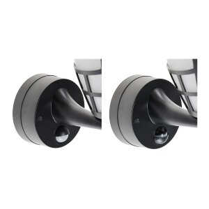 LED Wandleuchte TELARANA – 16W, 1026 Lumen, IP65, PIR-Bewegungsmelder, 2900K warmweiß