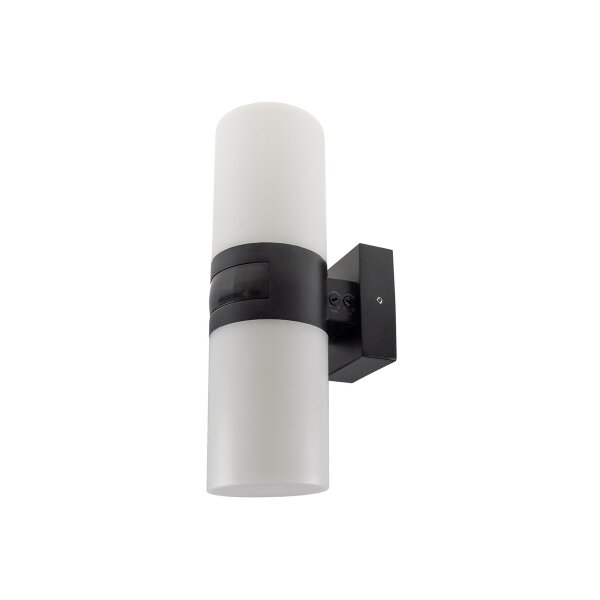 LED Wandleuchte TUBULAR – 20W, 2085 Lumen, IP65, Bewegungsmelder 180°, 2900K warmweiß