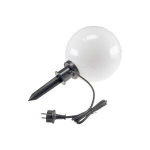 Gartenkugelleuchte 30 cm Ø weiß – E27,...
