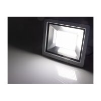 LED Fluter SlimLine CTF-SLT 30 – 30W, 2960 Lumen, IP65, 4000K neutralweiß, silber, 230V