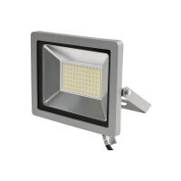 LED Fluter SlimLine CTF-SLT 30 – 30W, 2960 Lumen, IP65, 4000K neutralweiß, silber, 230V