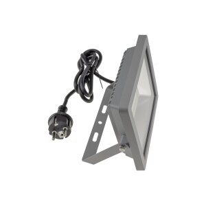 LED Fluter SlimLine CTF-SLT 50 – 50W, 5220 Lumen, IP65, 4000K neutralweiß, silber, 230V