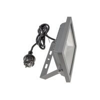LED Fluter SlimLine CTF-SLT 50 – 50W, 5220 Lumen, IP65, 4000K neutralweiß, silber, 230V