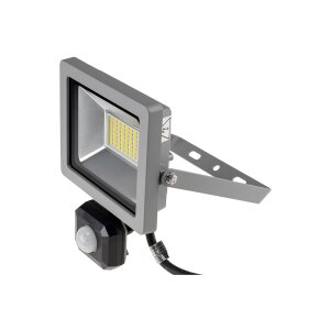 LED Fluter SlimLine CTF-SLT30 PIR – 30W, 2960 Lumen, 4200K, IP65, Bewegungsmelder, 230V