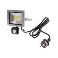 LED Fluter SlimLine CTF-SLT30 PIR – 30W, 2960 Lumen, 4200K, IP65, Bewegungsmelder, 230V
