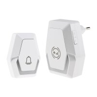 Funk-Klingel-Set "Pilota Porta" Klingeltaster + 230V-Empfänger Klingel