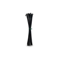 HPER® Kabelbinder Schwarz – wiederverwendbar, 4-Zahn-Design, extrem belastbar, 300x48mm