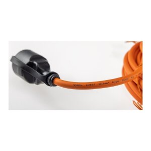 Verlängerungskabel 5m, IP44, Orange H07RN-F 3G1,5 ,...