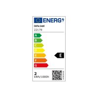 LED Einbauleuchte Treppenlicht 2Watt 160Lumen für 60mm Schalterdosen 230V Stufenbeleuchtung Warmweiß