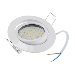 Flat-26 LED-Einbauleuchte 390 lm 4000 K | Kippbar 26 mm