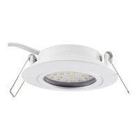 LED-Einbauleuchte "Flat-26" warmweiß 80x26mm, 3W, 370lm, weißes Gehäuse