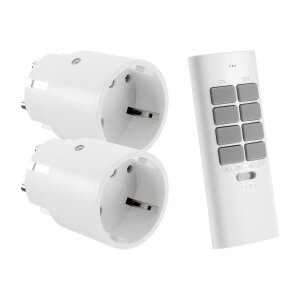 ChiliTec Funksteckdose Set Pilota Casa - 2x Steckdose mit...