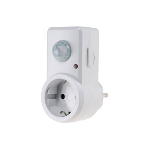 ChiliTec Steckdose mit Bewegungsmelder 120° 9m...