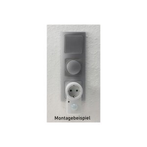 ChiliTec Steckdose mit Bewegungsmelder 120° 9m Reichweite 1200W 230V Zwischenstecker Schaltzeit regelbar 10sek.-15min I Empfindlichkeit einstellbar Weiß