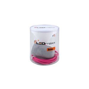 Deko Set Textilkabel pink mit Beton-Lampenfassung E27 und...