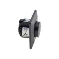 MILOS LED-Dimmer Anthrazit – Phasenanschnitt Dimmer für LED & Halogen, 3–60 W