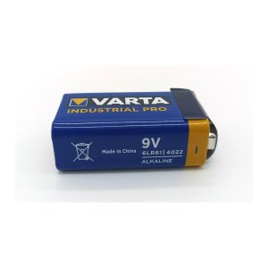 20er Vorratspack Varta 9V Block Industrial PRO