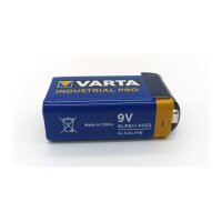 20er Vorratspack Varta 9V Block Industrial PRO