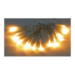 LED Dekolichterkette warmweiß – 20 LEDs, 2 m,...