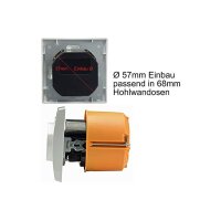 DELPHI Steckdose mit USB, reinweiß, 250V~, 2x USB 5V/1A