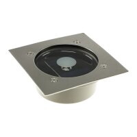 Solar Bodenstrahler „CTB-E“ – Edelstahl, 105×105×40 mm, IP44, trittfest, 600 mAh Akku