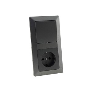 MILOS Steckdosen Schalter Komplettset 20 Teile I 230V...