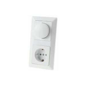 MILOS Komplettset – Steckdose, LED-Dimmer &...