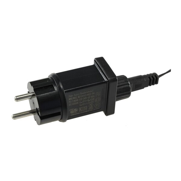 LED Außen-Lichterkette CT-ALK100 – 10 m, 100 LEDs warmweiß, IP44, schwarz