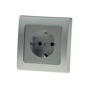 DELPHI UP Schutzkontakt-Steckdose 250V 16A Rahmen...
