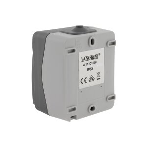 NUQUI Feuchtraum Wechselschalter – IP54, 10A, 250V, Aufputz, wetterfest