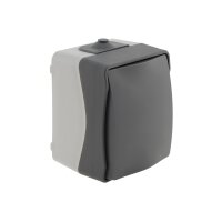 NUQUI Feuchtraum Wechselschalter – IP54, 10A, 250V, Aufputz, wetterfest