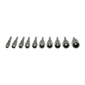 ChiliTec Steckschlüssel Bitsatz 10-teilig mit Magnet...