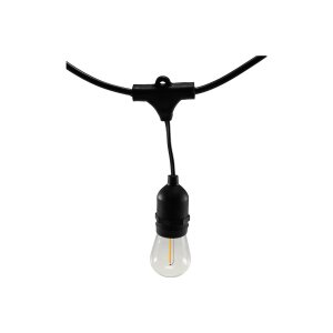 Biergarten-Lichterkette 14 m – 15x E27 Filament, warmweiß, IP65