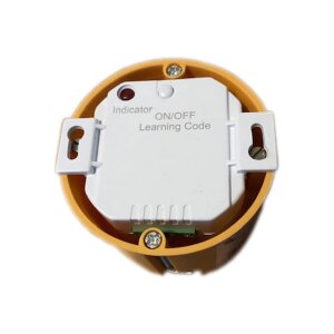 ChiliTec Funkschalter Set FunkTaster mit Empfänger 230V / 2000Watt Innen bis 70M Reichweite Lichtschalter Wandschalter mit Timer Funktion Pilota Casa