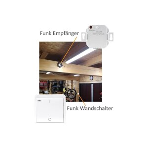 ChiliTec Funkschalter Set 3x FunkTaster mit 3x...