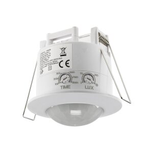 Chilitec Decken-Einbau-Bewegungsmelder 360° Innen...