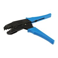 Chilitec Crimpzange mit Ratschenfunktion für isolierte Kabelschuhe/Verbinder mit den Durchmessern 0,5 mm² - 6 mm