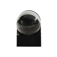 ChiliTec Bewegungsmelder Aussen IP44 180° Erfassung 12m Reichweite Wand Aufputz Wetterfest für Aussenbereich Schwenkbar/Neigbar Schwarz