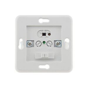 ChiliTec Bewegungsmelder 160° Erfassung Unterputz Einbau 9m Reichweite LED Geeignet 3-Draht Infrarot Sensor UP Montage I Parallel-Schaltung I Weiß