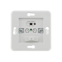 ChiliTec Bewegungsmelder 160° Erfassung Unterputz Einbau 9m Reichweite LED Geeignet 3-Draht Infrarot Sensor UP Montage I Parallel-Schaltung I Weiß