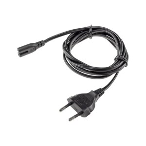 Netzkabel Eurostecker > Doppelnutstecker H03VVH2-F2G,...