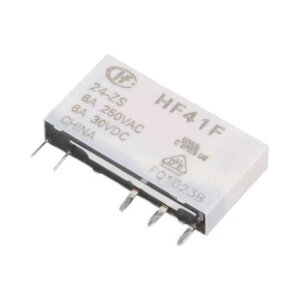 Hongfa HF41F Relais 24V DC 6A SPDT 5mm schmal