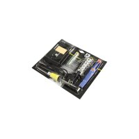 Lötset McPower LS-303 30W-Lötkolben, Entlötpumpe, Ständer, Lötzinn, auf Blister