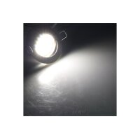 LED-Einbauleuchte "Flat-32" neutralweiß 80x32mm, 5W, 590lm, weißes Gehäuse