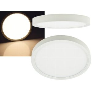 LED Deckenleuchte "Santano 18w" Ø 22,5cm, 18W, 1860lm, 3000K warmweiß