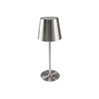 LED Akku-Tischleuchte Foco Tenda – dimmbar, IP44, 2900K, Touch & USB-C – Schwarz