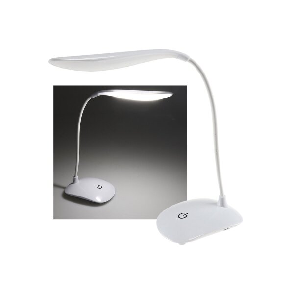 LED Tischleuchte mit Touch-Schalter Schwanenhals, 3 Helligkeitsstufen