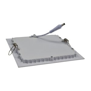 LED Licht-Panel "QCP-17Q", 17x17cm 230V, 12W,1164 Lumen,4200K / neutralweiß