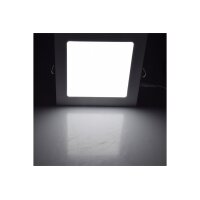 LED Licht-Panel "QCP-17Q", 17x17cm 230V, 12W,1164 Lumen,4200K / neutralweiß